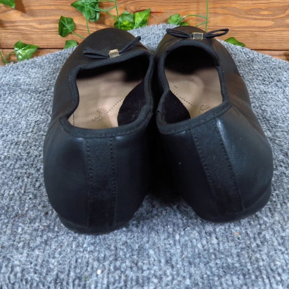 Charter Club Kimii Women Ballet Flat Size 9 Professional Work Office Black Bow
